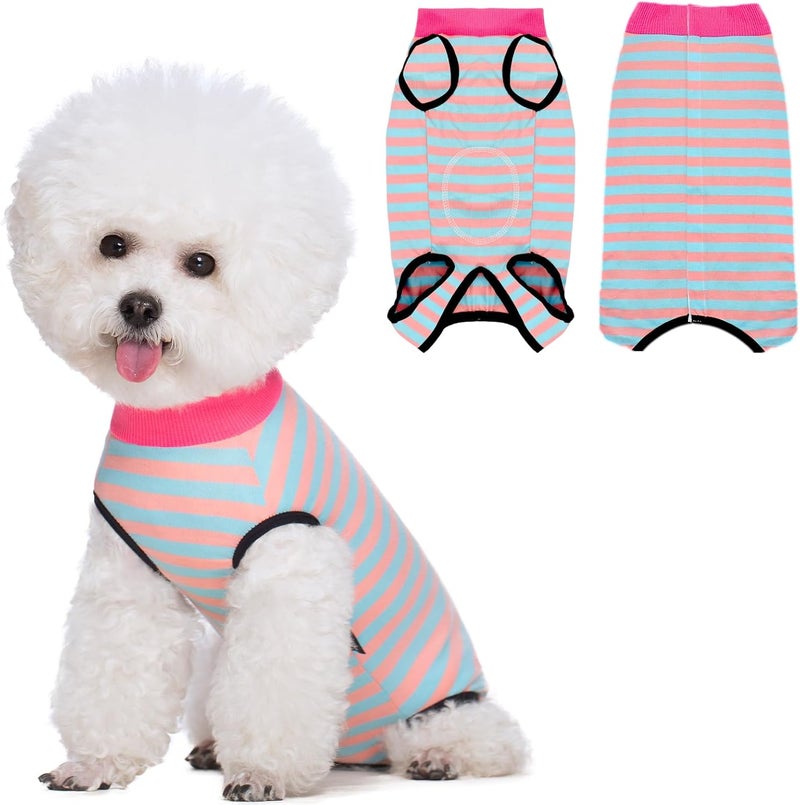 Coppthinktu Dog Surgery Recovery Suit for Dogs Cat Dog Onesie, Dog Recovery Suit Female for Small Medium, Pet Surgical Neuter Post-Surgery Suit E-Collar Alternative Anti Licking Abdominal Wounds - Image 1