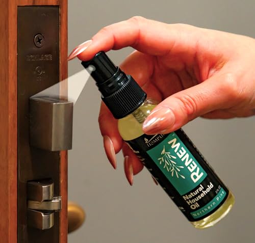 HōMPURE® Renew Natural Household Oil Northern Pine Squeaky Door fix, Noisy Hinge Lubricant, lubricate Dead Bolts, Locks and Key Holes, Garage Chaine and Wheel Grease Spray. - Image 4