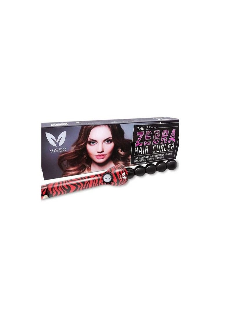 VISSO Visso Zebra Hair Curler Pink VZ-1  - Image 3