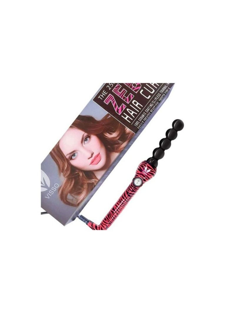 VISSO Visso Zebra Hair Curler Pink VZ-1  - Image 1