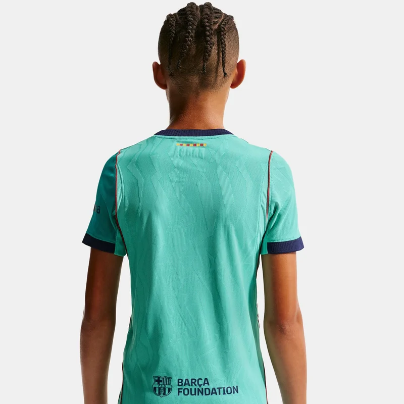 Nike Green Kids' FC Barcelona 26/27 3rd Authentic Football Jersey  | Best Price UAE