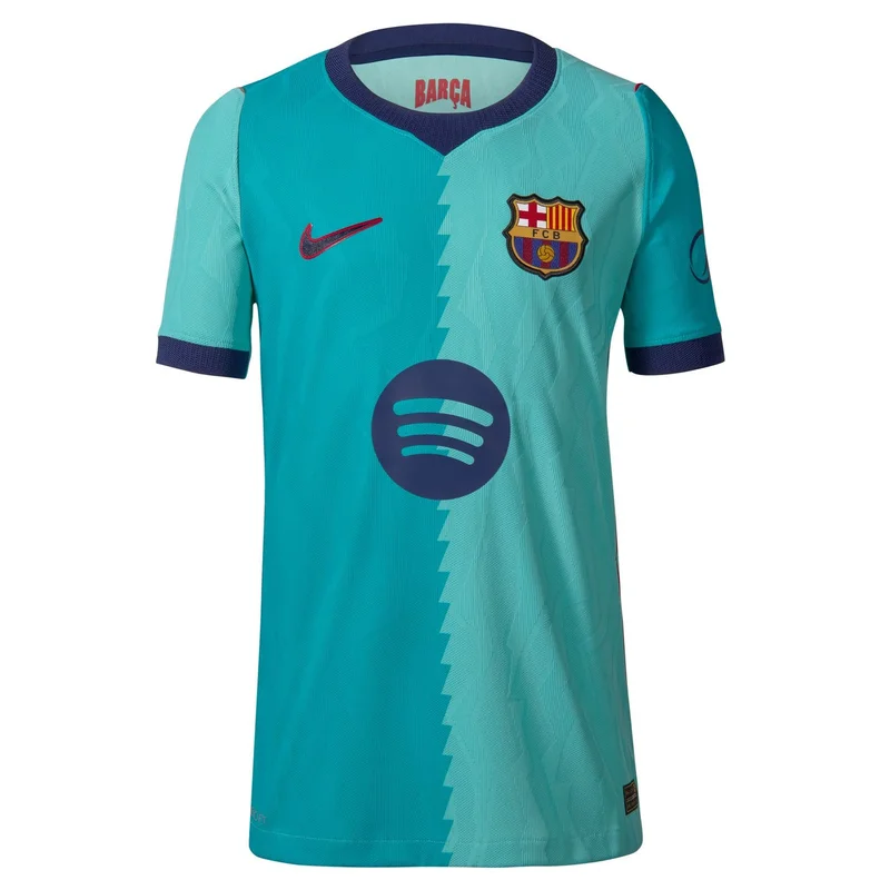 Nike Green Kids' FC Barcelona 26/27 3rd Authentic Football Jersey  | Best Price UAE