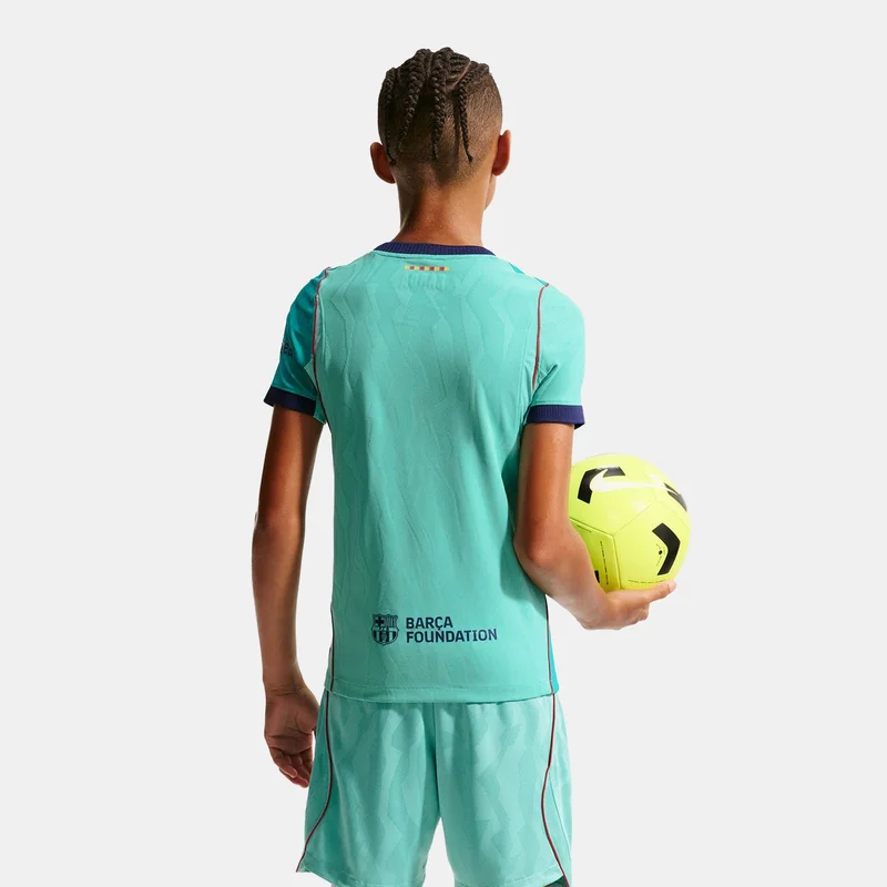 Nike Green Kids' FC Barcelona 26/27 3rd Authentic Football Jersey  | Best Price UAE