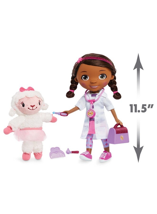 Doc McStuffins Disney Junior Doc Mcstuffins 10Th Anniversary Time For Your Checkup Doll And Accessories Officially Licensed Kids Toys For Ages 3 Up By Just Play - Image 4