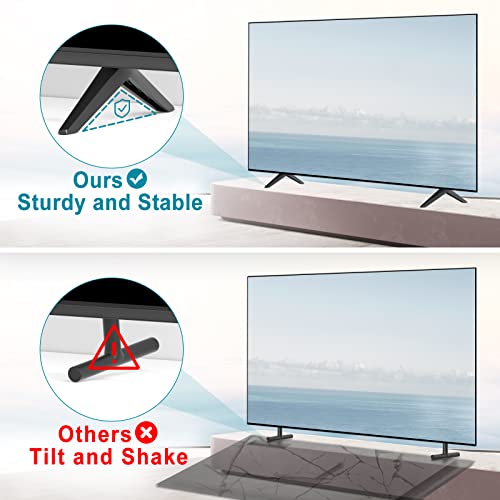 Rimous TV Stand Compatible with Samsung 32 inch Class FHD (1080P) Smart LED TVs, TV Stand Legs Only for Samsung TV Stands Base Replacement UN32J5205AF - Image 4