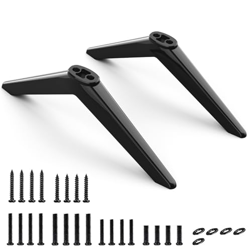 Rimous TV Stand Compatible with Samsung 32 inch Class FHD (1080P) Smart LED TVs, TV Stand Legs Only for Samsung TV Stands Base Replacement UN32J5205AF - Image 1