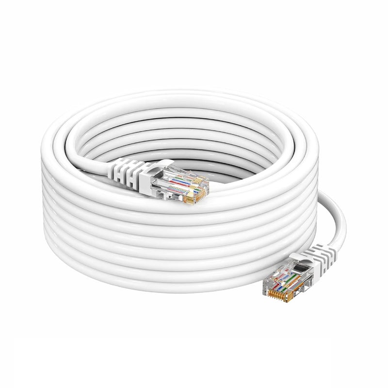 ProDot Cat 6e 10 Meter Ethernet Cable/LAN Cable/Network Cable I High Speed 250MHZ I Weatherproof/UV Resistant I RJ45 Lan Cable I -10° To 60° Weather I Solid Conductor I 4 Pair (8 Wire Multi-Color) - Image 1