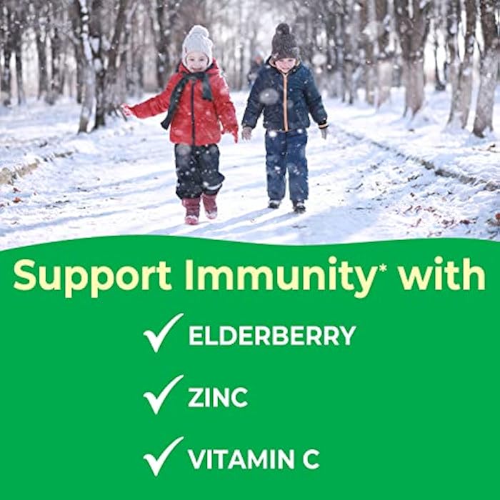 VitaWorks Kids Elderberry With Zinc and Vitamin C - Immune Support Supplement Chewable Tablets - Tasty Natural Mixed Berry Flavor - Vegan, Vegetarian, Gluten Free, Non-GMO, for Children, 120 Chewables - Image 4
