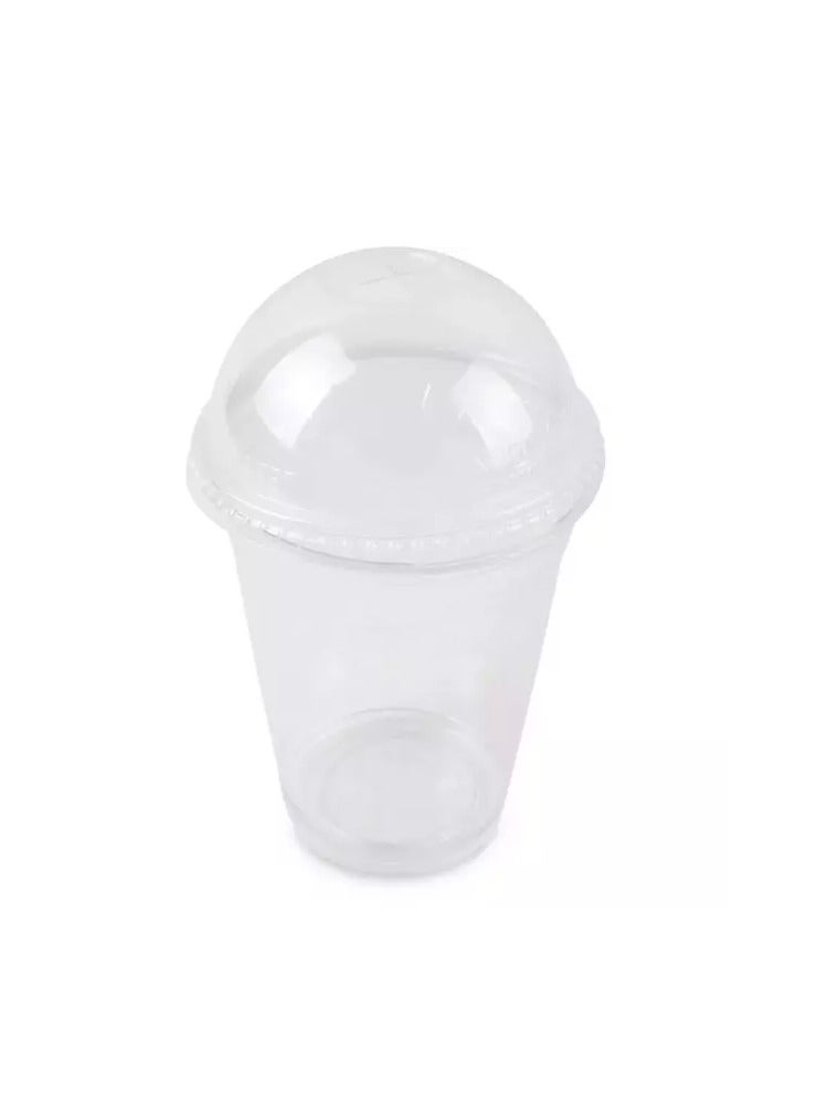Alba Plastic Juice Cups Disposable Clear Plastic 16oz Clear Strong Disposable Plastic Cups for Party Ideal for Milkshake - 500 Pieces - Image 2