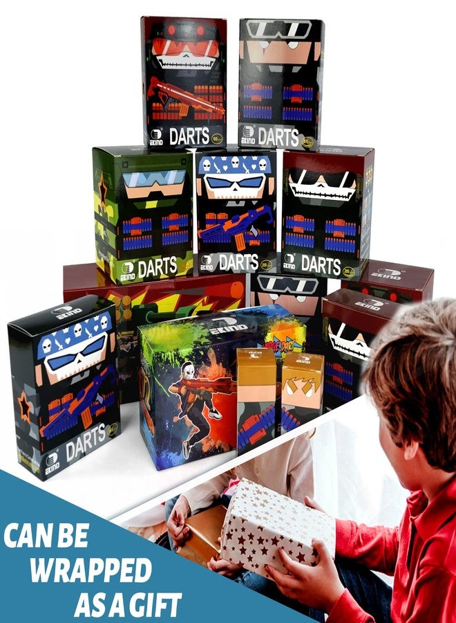 إيكيند عبوة إعادة تعبئة سهام شفط من إيكيند، 100 قطعة، رصاصات إسفنجية متوافقة مع مسدسات نيرف من سلسلة إن-سترايك (أسود) - Image 5