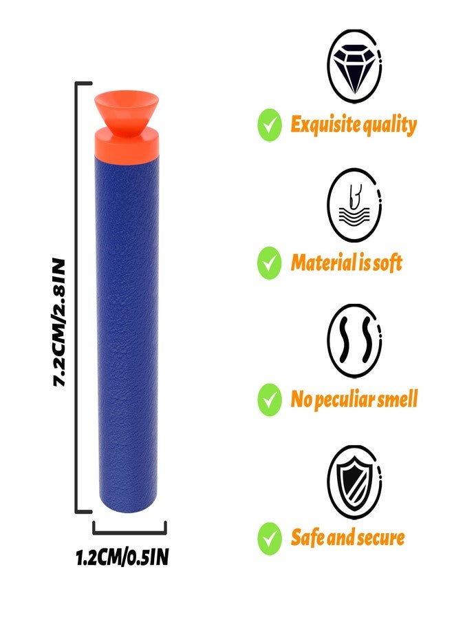 إيكيند عبوة إعادة تعبئة سهام شفط من إيكيند، 100 قطعة، رصاصات إسفنجية متوافقة مع مسدسات نيرف من سلسلة إن-سترايك (أسود) - Image 2