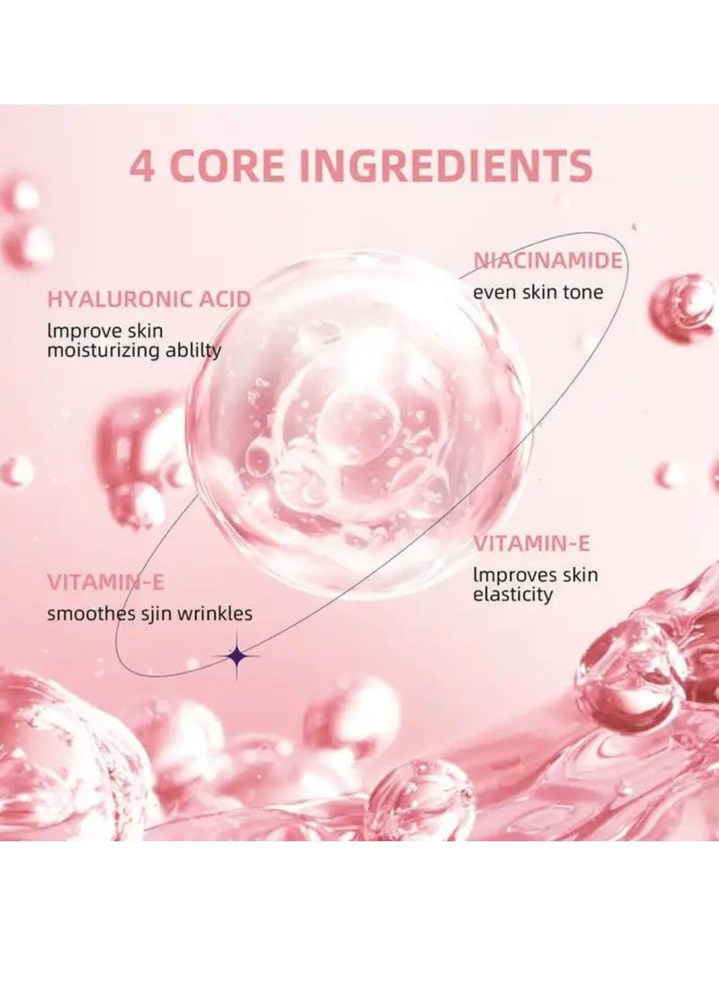 MOOYAM - 4 in 1 Facial Serum Vitamin C Serum for Face Vitamin C Facial Serums with Hyaluronic Acid Niacinamide Vitamin E Brightening Anti Aging Facial Serum for Dark Spots Fine Lines and Wrinkles 30ml - Image 1