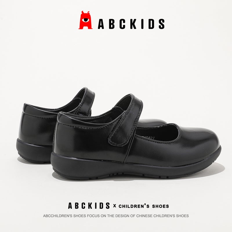 Abckids5538 Children'S Shoes Girls' Leather Shoes 2025 Spring New Style Little Girl Performance Black Leather Shoes Single Shoes - Image 5