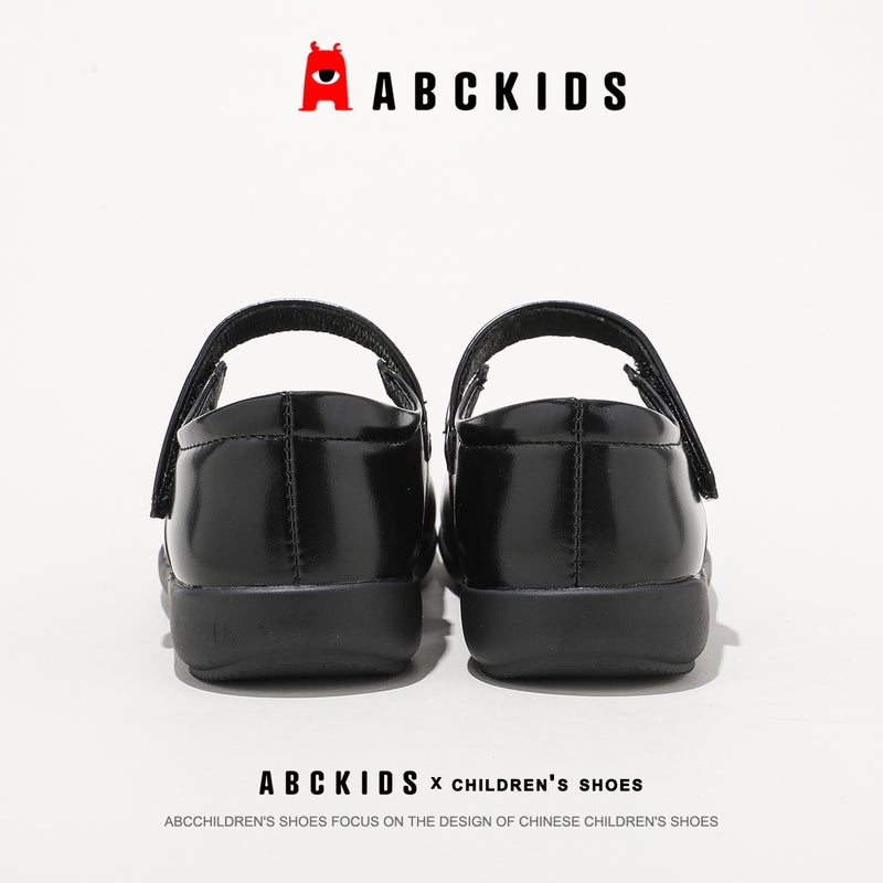 Abckids5538 Children'S Shoes Girls' Leather Shoes 2025 Spring New Style Little Girl Performance Black Leather Shoes Single Shoes - Image 4
