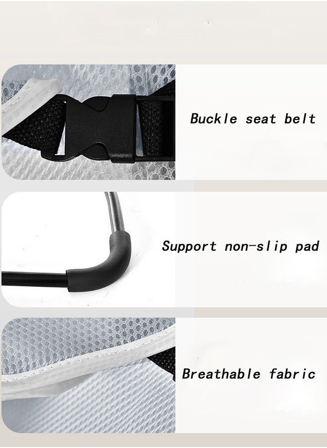 LO.BABY.VE - Baby Bouncer, Portable Baby Bouncer Seat for Babies 0-12 Months, Infant Rocker Chair with Hanging Toys - Image 1