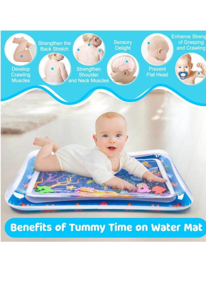 ممز بلانيت سجاده  مائيه الحجم الكبير من ممز بلانيت، مركز نشاط كبير جدا متعدد المراحل العاب لاطفال والالعاب الحسية، سجاده لعب قابل للنفخ، هدية تحفيز بصري للاولاد والبنات , العاب بيبي ، العاب اطفال من سن 3 شهور, سجادة أطفال,العاب أطفال, سجادة التايمي تايم, سجادة مائية للاطفال - Image 3