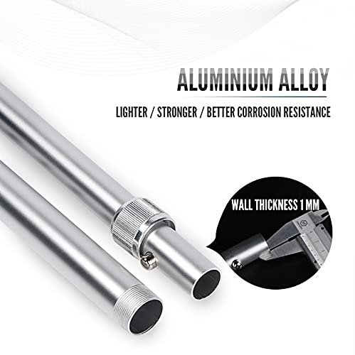 iwalk; Changing Lives Aluminum Walking Stick for Old People, Adult Men/Women, Patients & Physically Challenged with Adjustable Height Strong Aluminium Body (Silver). - Image 5