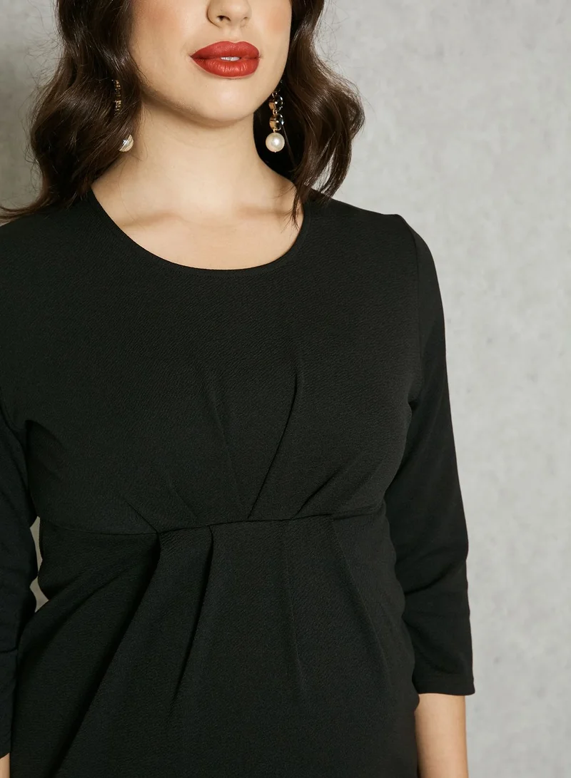 New Look Maternity Long Sleeve Bodycon Dress