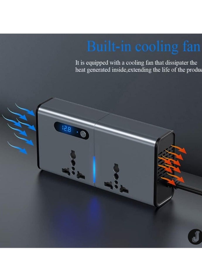 JAJEEK "New Versatile 200W DC/AC Inverter – Power Your Devices On the Go" - Image 3