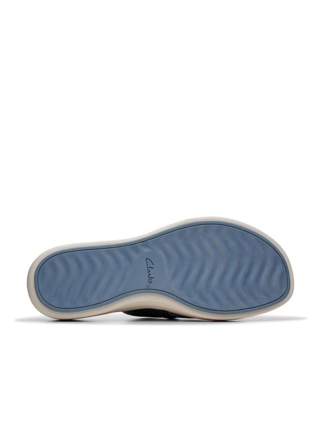 clarks Women's Drift Buckle Slide Sandal, Denim Combi, 36.5 EU - Image 4