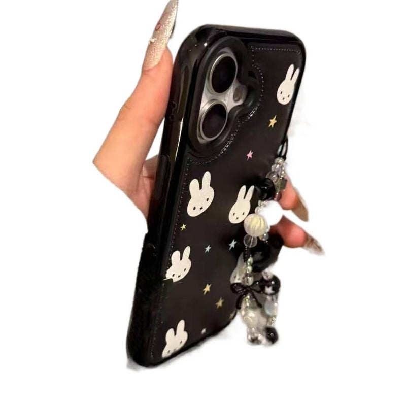 غطاء واقي | Star | مقاوم للصدمات لـ iPhone 16 / 16 Plus / 16 Pro / 16 Pro Max | حماية من السقوط | نقشة نجوم - Image 4