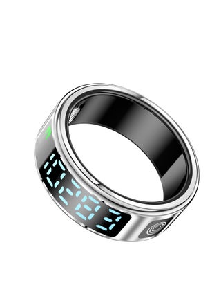 Silver - FitSync Smart Ring - Ring Size 7