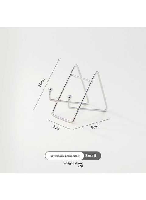 Internet Class Milli Special Wind And Fate Play Apple Stand Live Desktop Tablet Stand IPad Stand Read-Color:Small Silver Mobile Phone Holder-regular Style