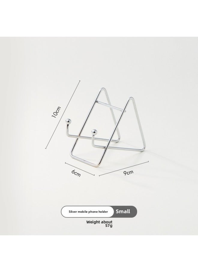 Internet Class Milli Special Wind And Fate Play Apple Stand Live Desktop Tablet Stand IPad Stand Read-Color:Small Silver Mobile Phone Holder-regular Style
