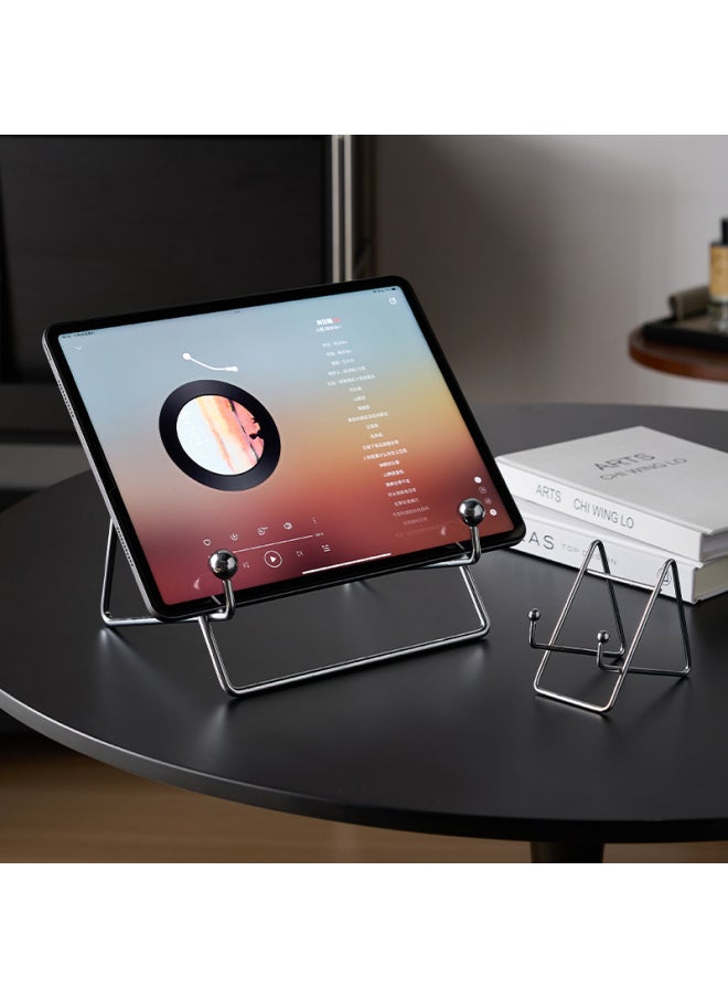 Internet Class Milli Special Wind And Fate Play Apple Stand Live Desktop Tablet Stand IPad Stand Read-Color:Small Silver Mobile Phone Holder-regular Style
