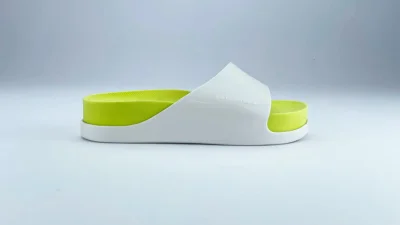 Voices Slide Soul  Women'S Anti Slip Sole  Sandals - White/Yellow