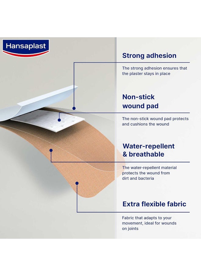 Hansaplast Elastic Finger Strips Extra Long For Extra Hold Flexible And Water repellent Nonstick 16 Strips  - Image 4