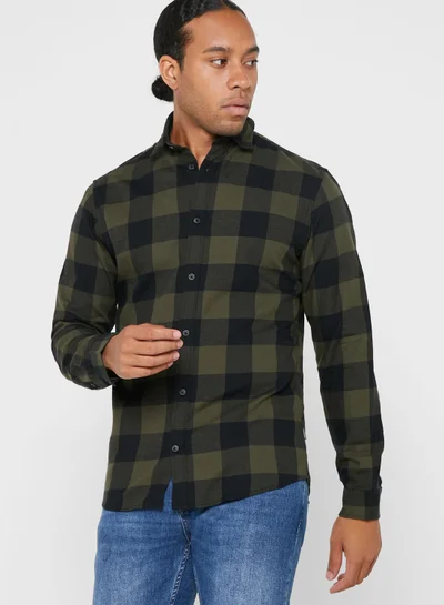 JACK & JONES Checked Casual Shirt