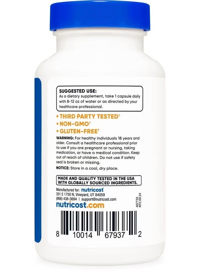 Nutricost, L-Theanine, 200 mg, 120 Capsules - Image 4