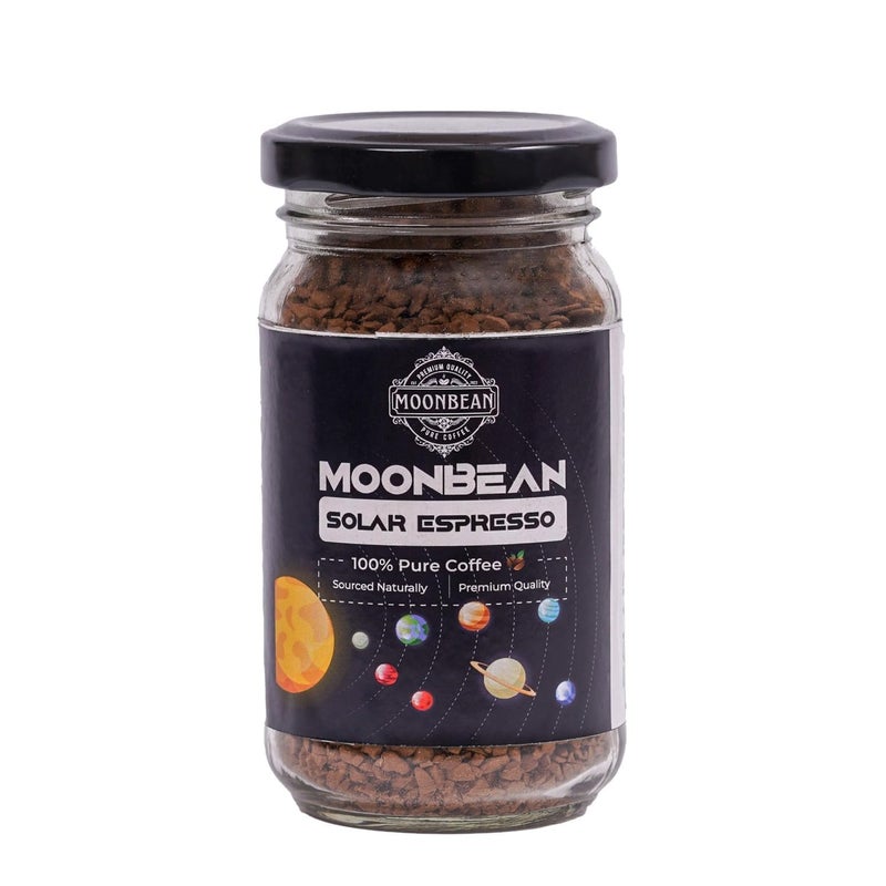 Moonbean Espresso Flavored Instant Coffee 50g | 100% Pure Arabica | Premium Freeze-Dried Coffee with Rich & Exotic Espresso Flavor | No Added Sugar | Bold & Smooth Taste - Image 1