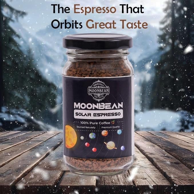 Moonbean Espresso Flavored Instant Coffee 50g | 100% Pure Arabica | Premium Freeze-Dried Coffee with Rich & Exotic Espresso Flavor | No Added Sugar | Bold & Smooth Taste - Image 3