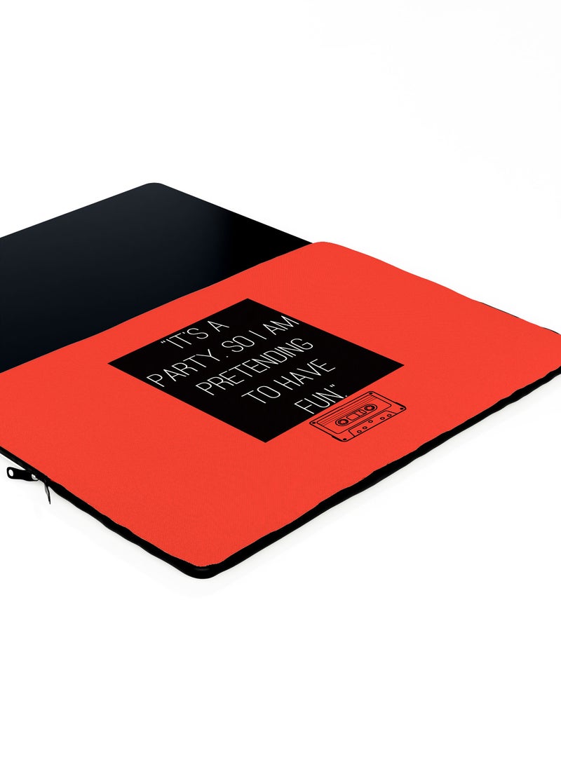 LOUD UNIVERSE Laptop Sleeve 13 inch Party Qoute TV Series Netflix 13 Reasons Why Quote Tablet Sleeve - Image 3