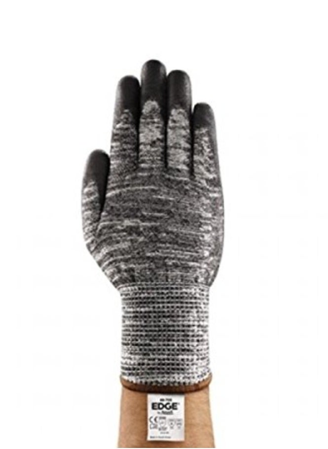 Vitacelli EDGE 48-705 Work Gloves for Men and Women High Cut resistance for Industrial, Home Improvement and DIY Jobs, Grey/Black, Size:10  - Image 1