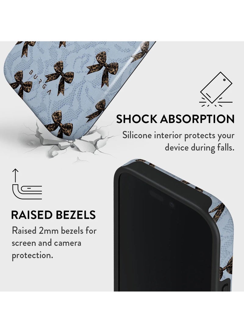 BURGA iPhone 16 pro Case, 2 Piece Hard Shell + TPU Silicone Interior, Shock Absorption, All Port Accessible, Raised Bezel For Screen & Camera Protection, Never Fading HQ Print,Fashionista - Image 4
