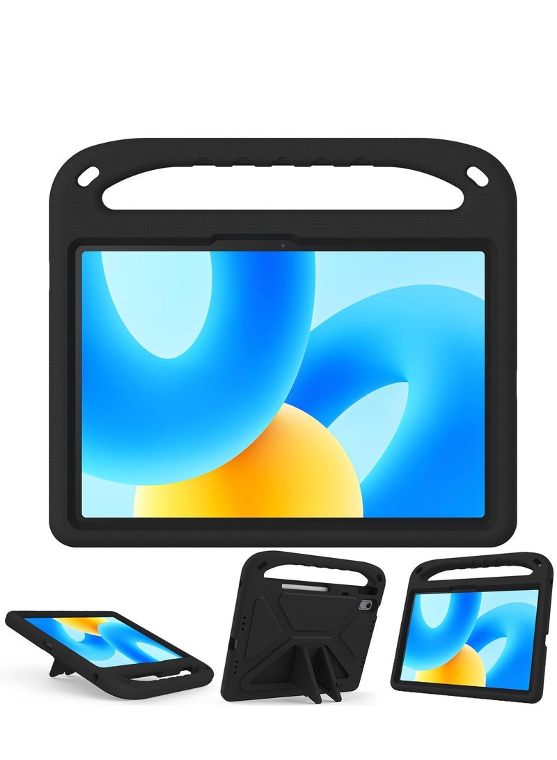 Compatible with Huawei MatePad 11.5 Inch 2023 Case Kids Shockproof Handle Stand Tablet Cover Case for Huawei MatePad 11.5 (Black) - Image 1