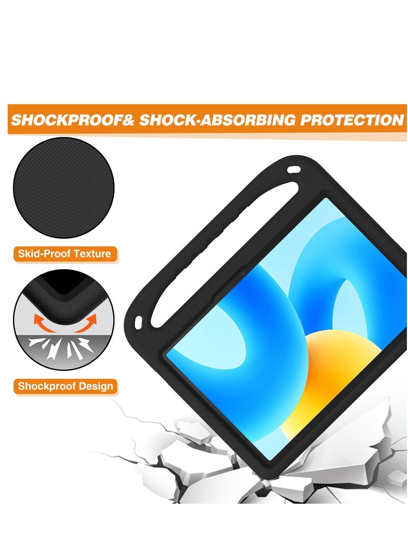 Compatible with Huawei MatePad 11.5 Inch 2023 Case Kids Shockproof Handle Stand Tablet Cover Case for Huawei MatePad 11.5 (Black) - Image 4