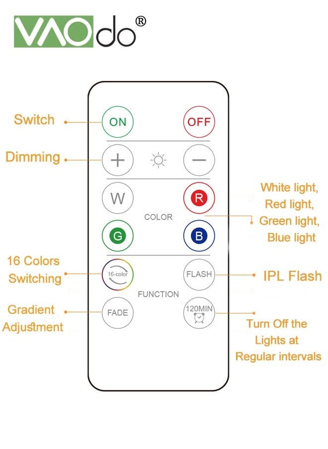 VAOdo - 6PCS Puck Lights with Remote Control 16 Colors 10 Lighting Mode LED Under Cabinet Lighting AA Battery Powered Push Night Lights Under Counter Lighting With Timer Function - Image 1