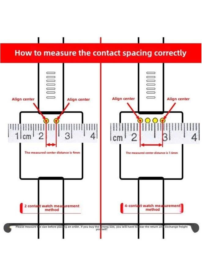 Suitable For Children's Phone Watch Smart Sports Bracelet Universal 245 Contact PIN Needle Magnetic Data Charging-Color:2 Contacts 4mm Cable-charging Cable + Charging Head - Image 4
