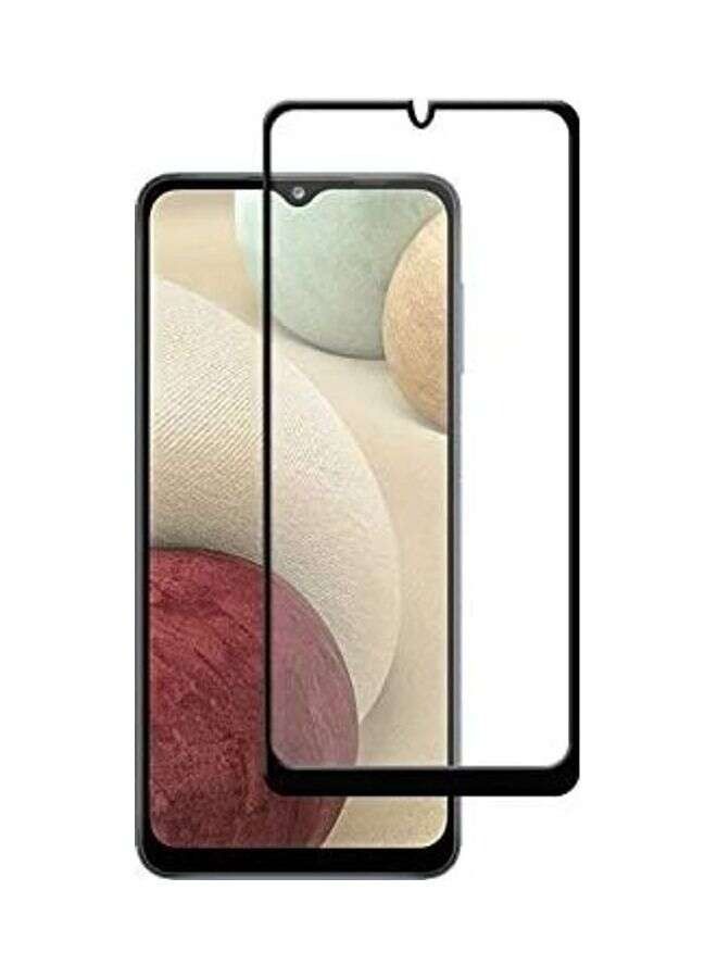 BORTONY Tempered Glass Screen Protector For Samsung Galaxy A12 5G Clear/Black - Image 1