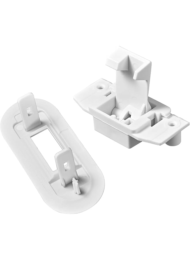 erorex Wh02X24399 Washing Machine Lid Lock Strike Pin And Wh01X24381 Washing Machine Lid Lock Bezel For Ge And Hotpoint Top Load Washing Machine Lid Lock Switch Replacement 4455158 - Image 1