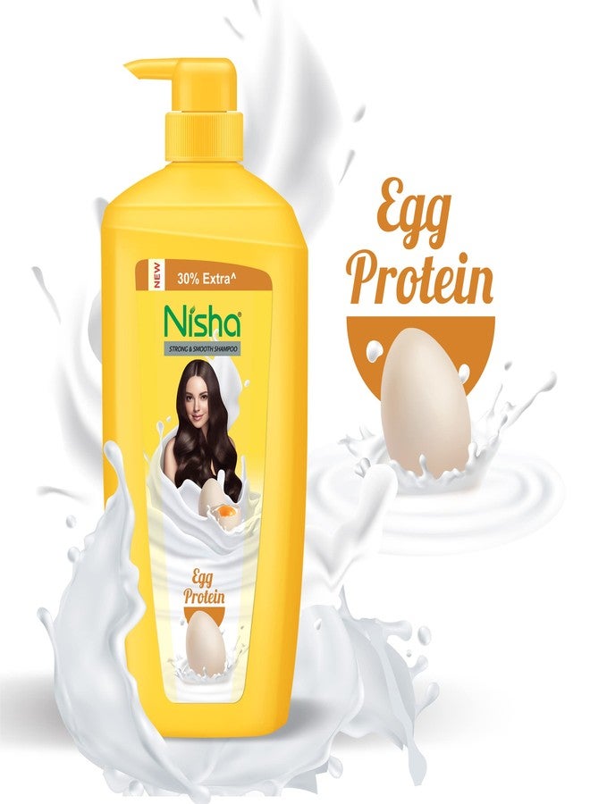 Nisha Egg Protine Shampoo For Smooth Soft Silky Hair, 21.97 Fl Oz Deep Cleans For All Hair Types - Image 2