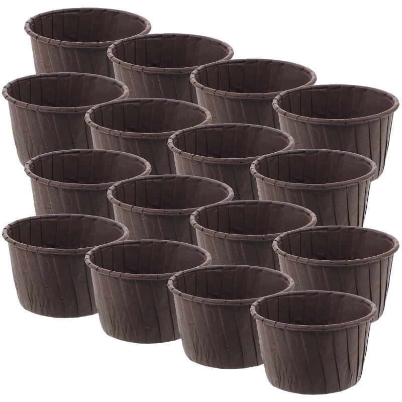Coffee Greaseproof Cupcake Liners 50pcs Disposable Baking Cups For Party Home Muffins - Image 2