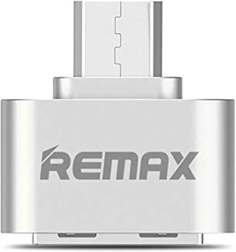 محول بيانات من نوع Remax Micro USB OTG أنثى USB 2.0 إلى Micro USB ذكر، مناسب للسفر، متوافق مع أجهزة سامسونج وشاومي وإل جي.