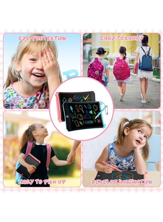 إيوكو ألعاب للأطفال من سن 2 إلى 4 سنوات، هدايا للأطفال، أجهزة لوحية للكتابة للأطفال، عبوة من قطعتين، أساسيات السفر للأطفال الصغار، كتب تلوين بدون فوضى للأطفال الصغار من سن 1 إلى 3 سنوات، هدية عيد الميلاد للبنات والأولاد - 8.5 بوصة - Image 3