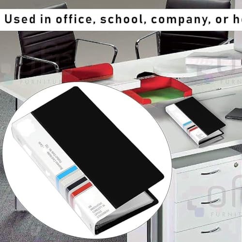 JEYANG Business card Holder, Visiting, Credit, Debit Card Holder/Organize Card Organizer Professional Office Organizer - 480 Cards ((Black)) - Image 3