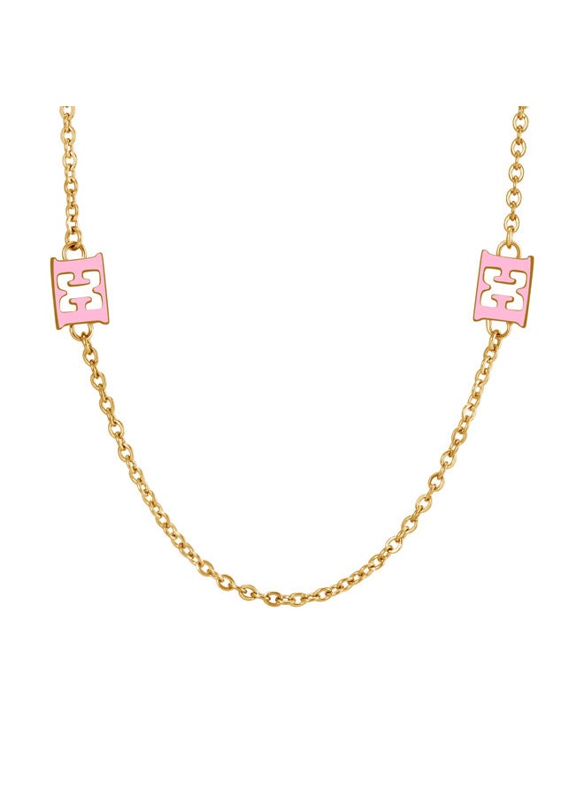 ESCADA Florence Gold Plated Stainless Steel Necklace for Women 360mm - Image 2